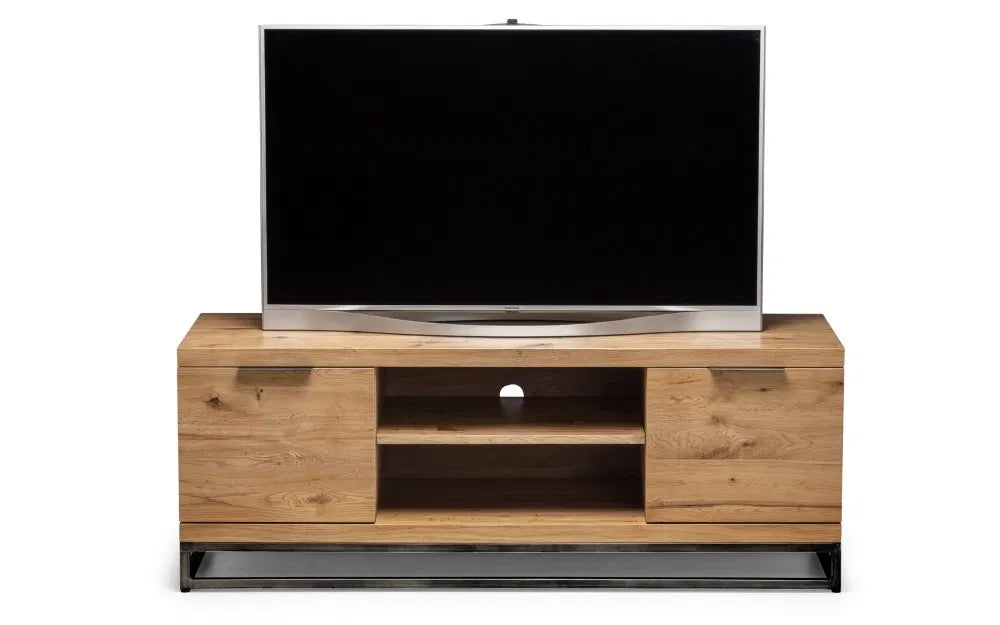 Alberta Natural Oak Wood TV Unit